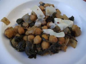 Balsamic Chickpeas and Spinach from Living Well Kitchen