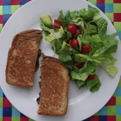 Mushroom Gruyere Grilled Cheese from Living Well Kitchen