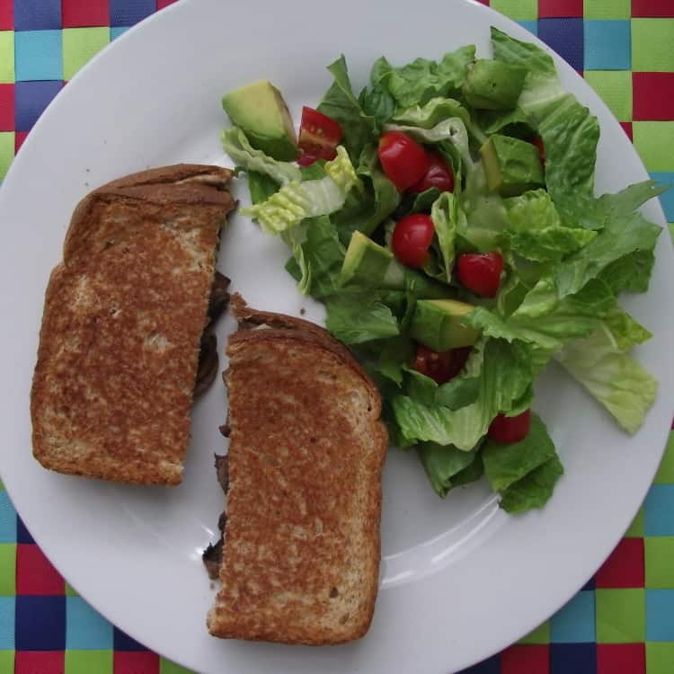 Mushroom Gruyere Grilled Cheese from Living Well Kitchen