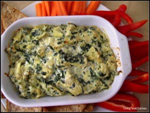 Spinach Artichoke Dip from Living Well Kitchen