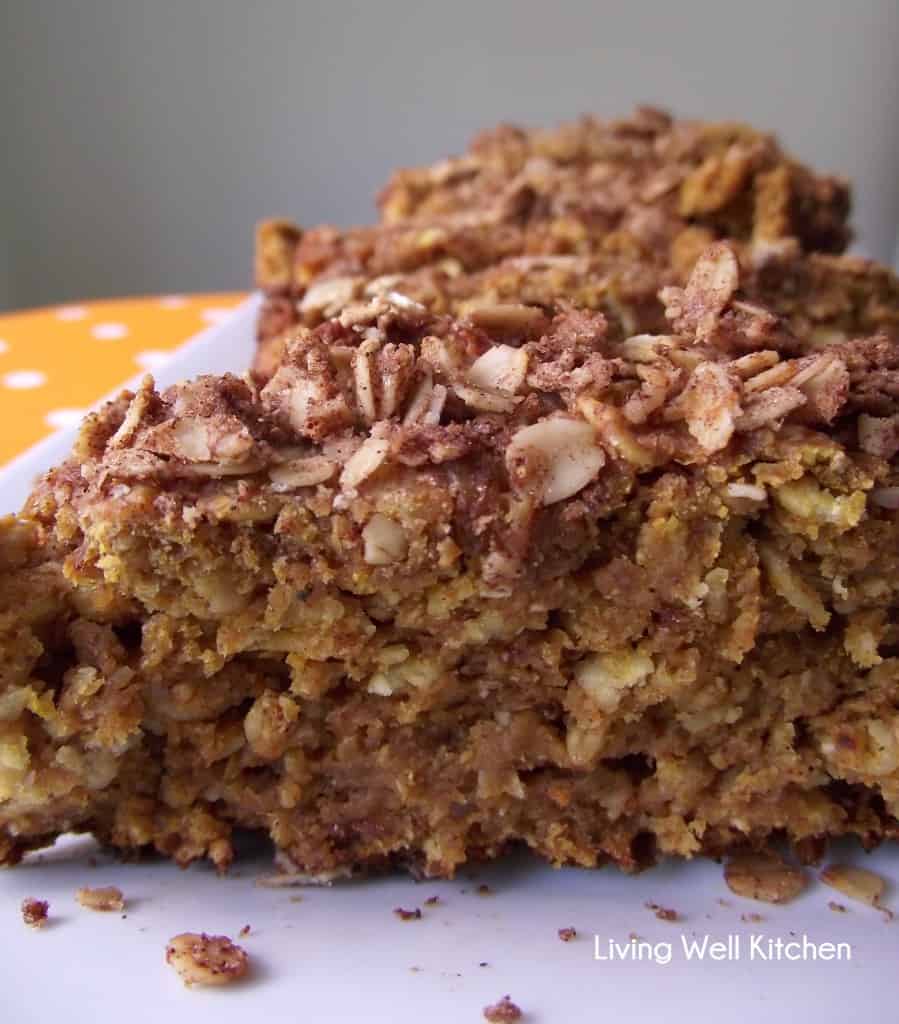 Celebrate the beginning of Fall with this delicious breakfast pumpkin bread. It's 100% whole grain and has less than 2 teaspoon added sugar per slice