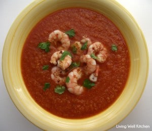 Indian-Spiced Tomato & Cauliflower Soup from Living Well Kitchen