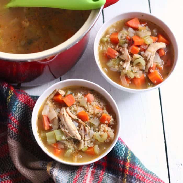 Turkey and Quinoa Soup from Living Well Kitchen
