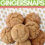 chewy gingersnap cookies