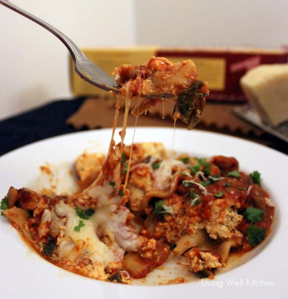Slow Cooker Vegetarian Lasagna from Living Well Kitchen