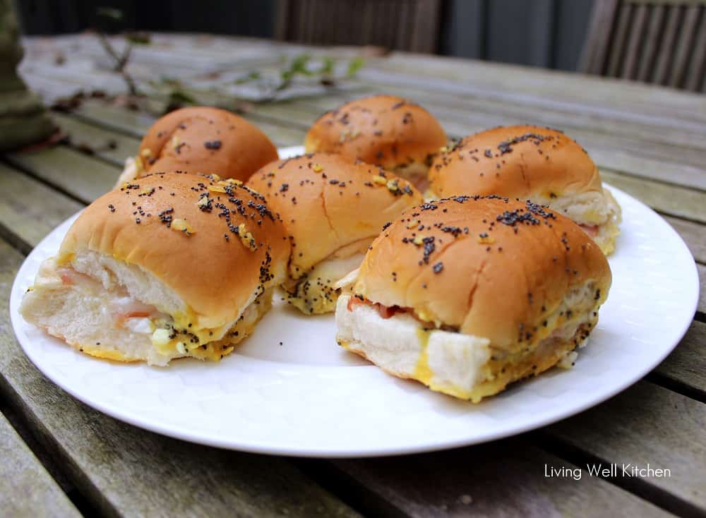 Ham and Swiss Sliders from Living Well Kitchen