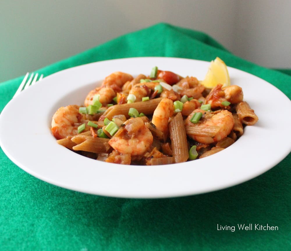 Lemon Shrimp Pasta from Living Well Kitchen