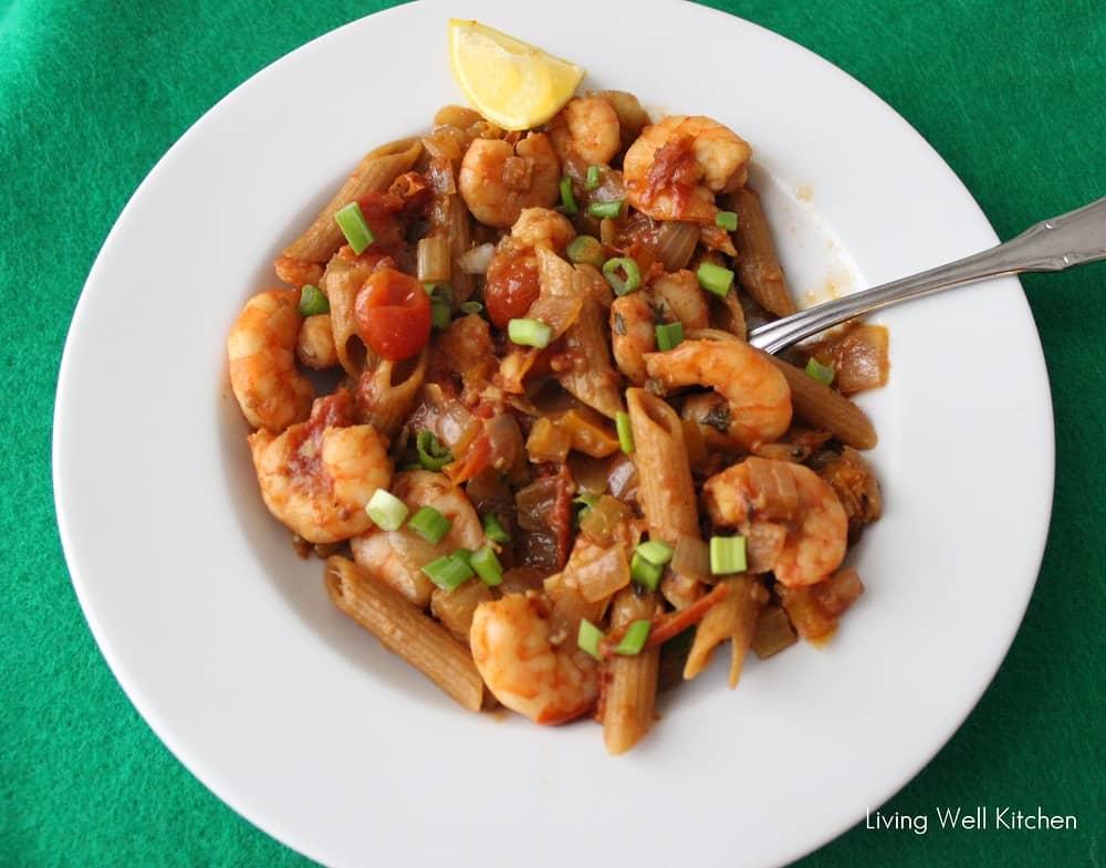 Lemon Shrimp Pasta from Living Well Kitchen