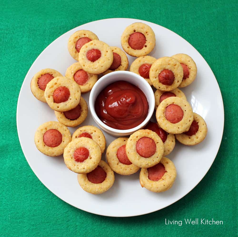 Mini Corn Dog Muffins from Living Well Kitchen3
