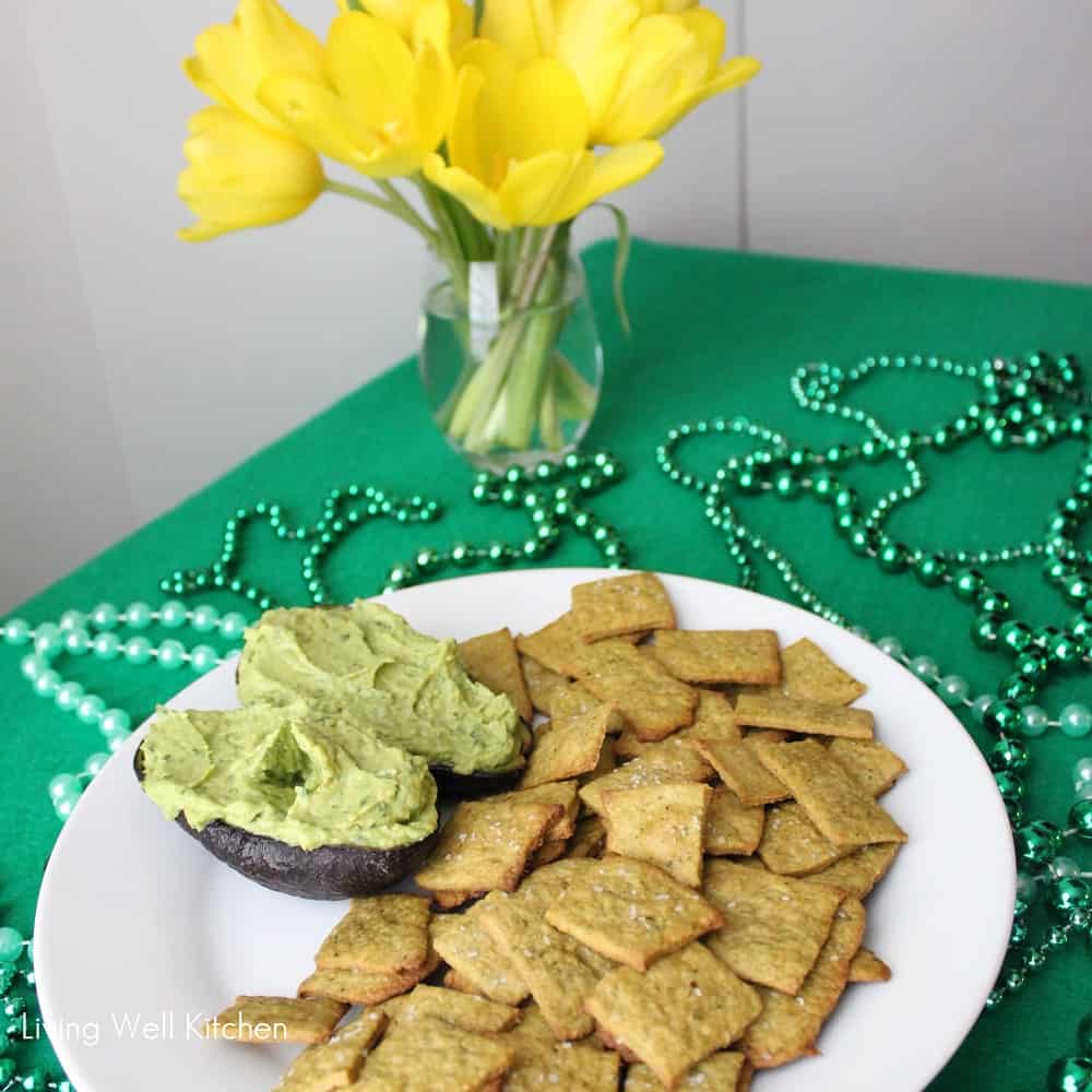 Spinach Wheat Thins from Living Well Kitchen1