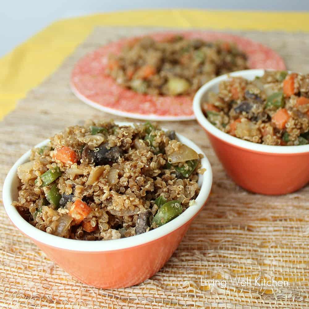Veggie Fried Quinoa from Living Well Kitchen