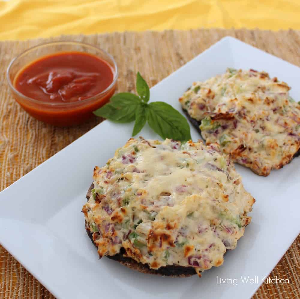 Pizza Stuffed Mushrooms from Living Well Kitchen