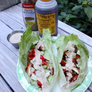 Creole Honey Mustard Lettuce Wraps from Living Well Kitchen