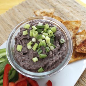 Vegan Cheezy Black Bean Dip from Living Well Kitchen