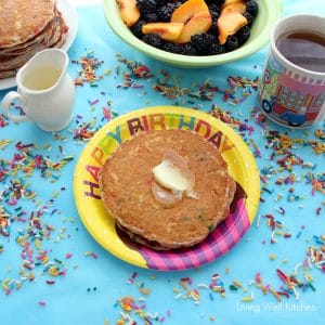 Funfetti Pancakes from Living Well Kitchen