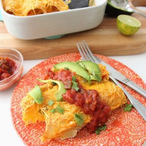 Vegetarian Breakfast Enchiladas from Living Well Kitchen