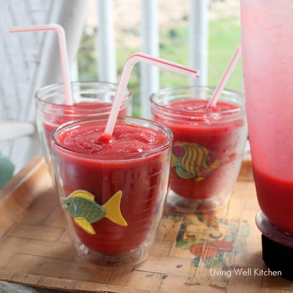 Strawberry Daiquiris from Living Well Kitchen 