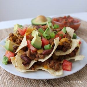 Healthy Loaded Nachos from Living Well Kitchen