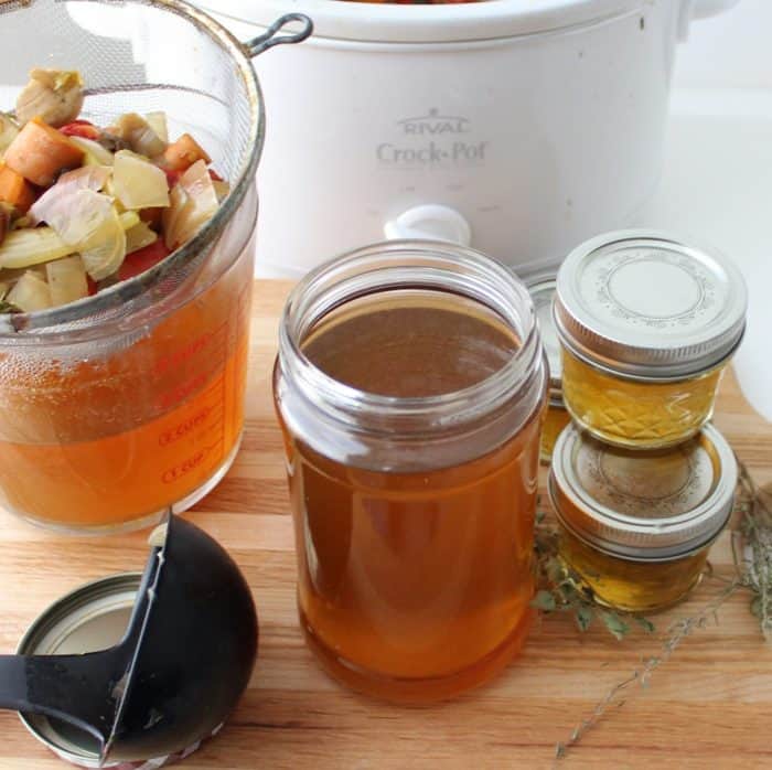 Crock-Pot Vegetable Broth from Living Well Kitchen