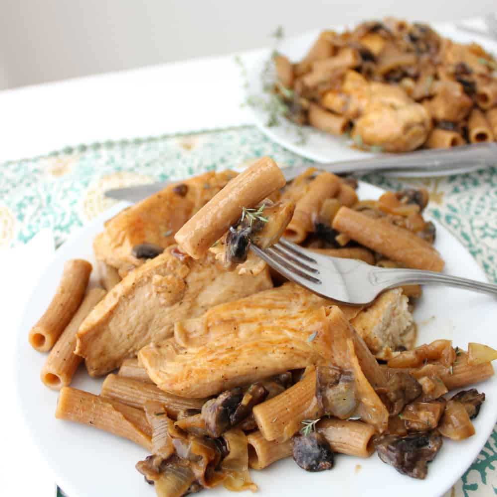 Chicken and Mushroom Pasta from Living Well Kitchen