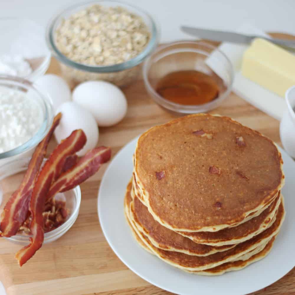 Bacon Protein Pancakes from Living Well Kitchen