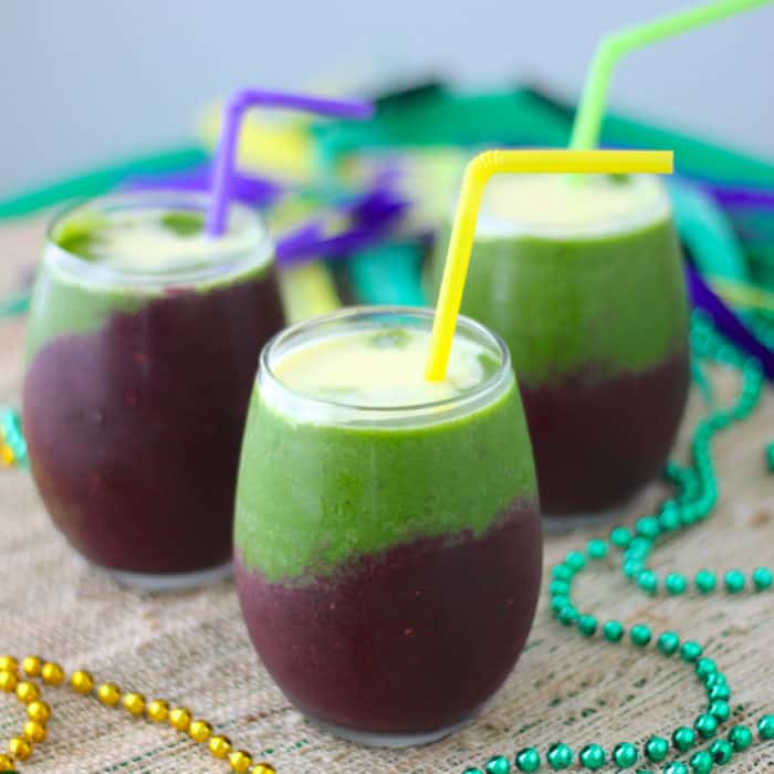 Mardi Gras Smoothies from Living Well Kitchen