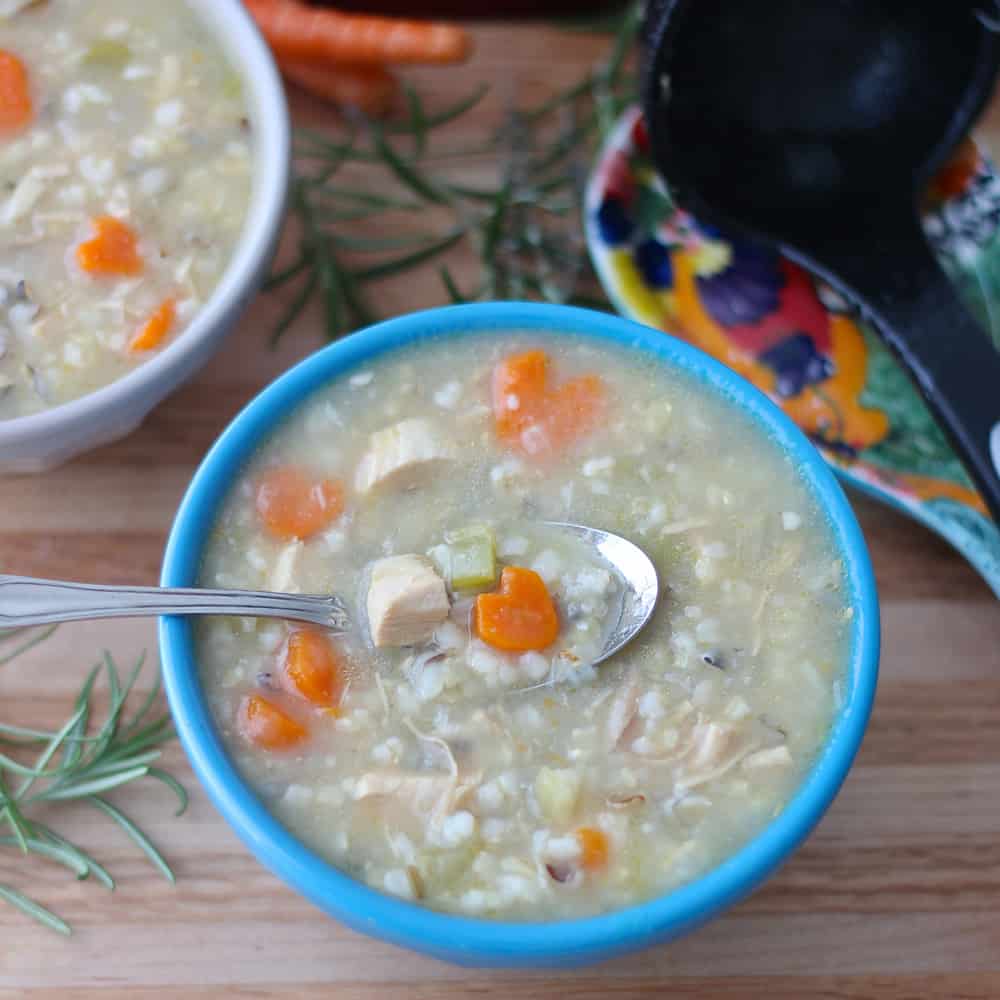 Chicken and Rice Soup from Living Well Kitchen