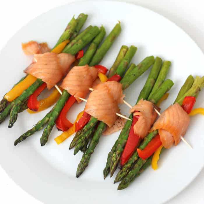 Salmon Asparagus Bundles from Living Well Kitchen