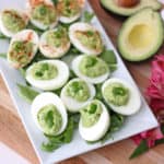 Avocado Deviled Eggs from Living Well Kitchen