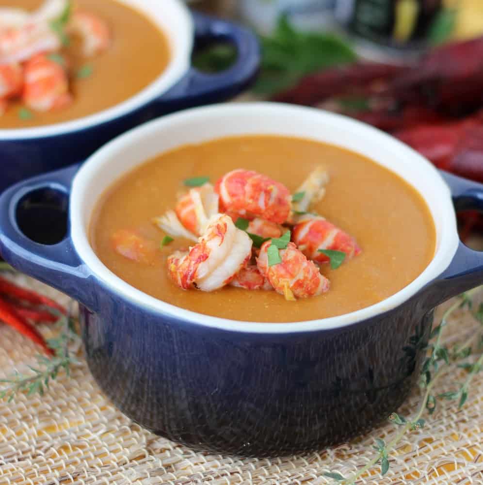 Crawfish Bisque from Living Well Kitchen