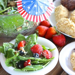 Red White and Blue Salad from Living Well Kitchen