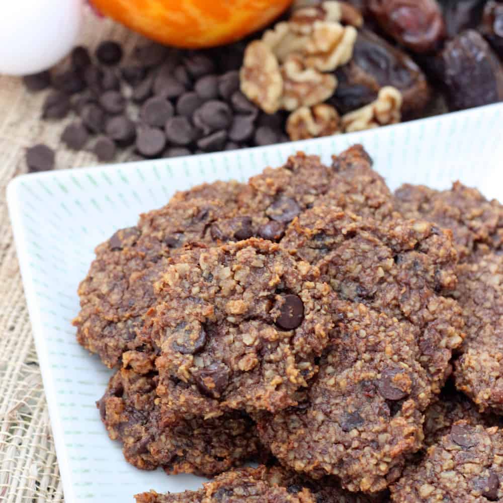 Walnut Chocolate Chip Cookies from Living Well Kitchen