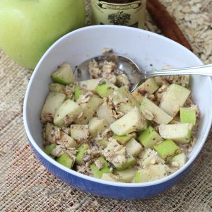 Cinnamon Apple Overnight Oats from Living Well Kitchen