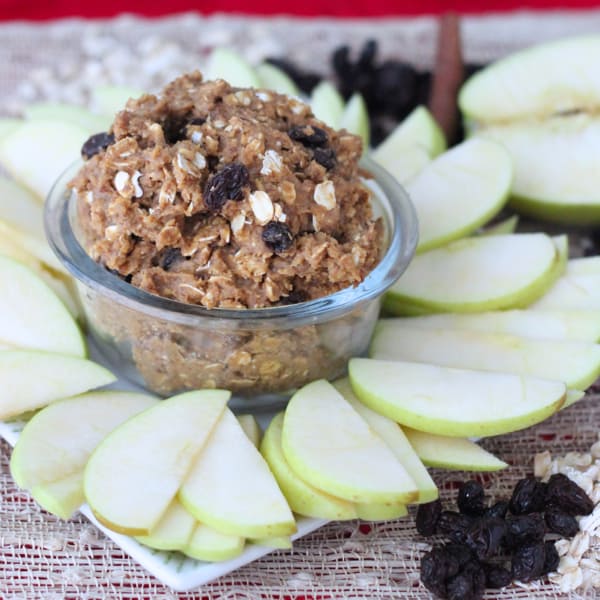 Oatmeal Raisin Cookie Dough Dip from Living Well Kitchen