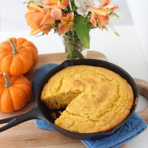 Pumpkin Cornbread recipe from Living Well Kitchen