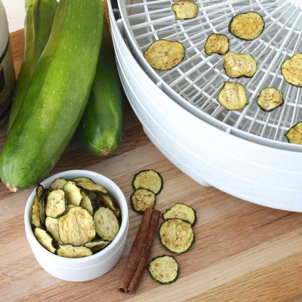 Cinnamon Zucchini Chips recipe from Living Well Kitchen