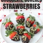 Sweet and Spicy Chocolate Covered Strawberries from Living Well Kitchen
