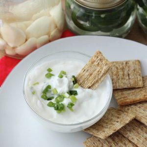 JalapeÃ±o Garlic Dip from Living Well Kitchen
