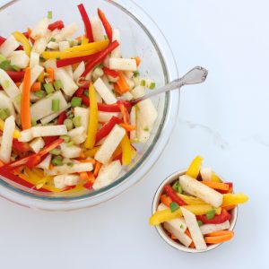 jicama salad from Living Well Kitchen