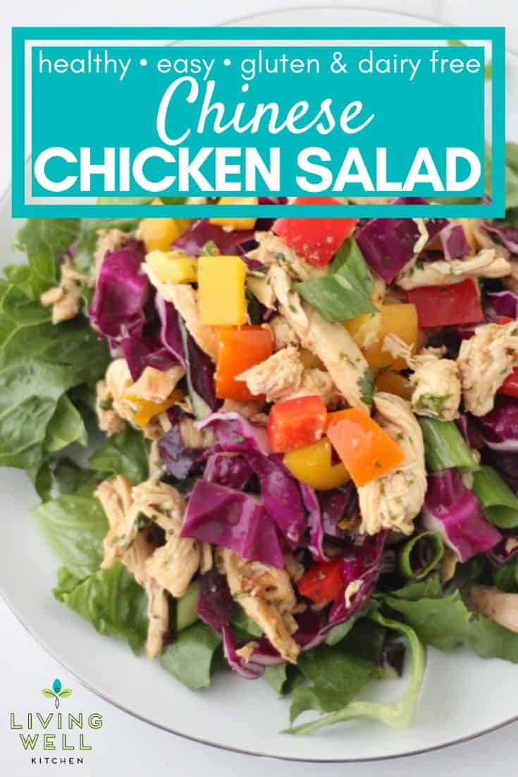 Chopped Chicken Salad with Sesame Cilantro Dressing