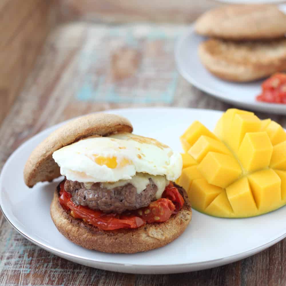 Breakfast Burger from Living Well Kitchen