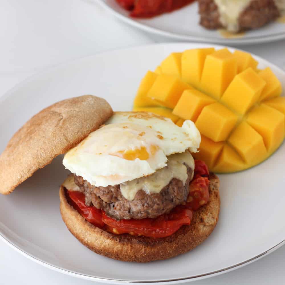 Breakfast Burger from Living Well Kitchen