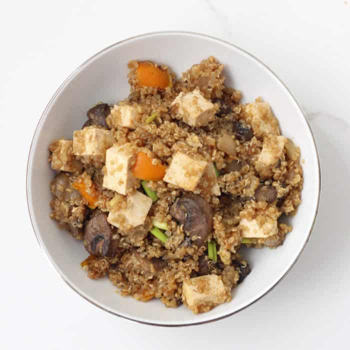 Vegetarian Fried Quinoa from Living Well Kitchen