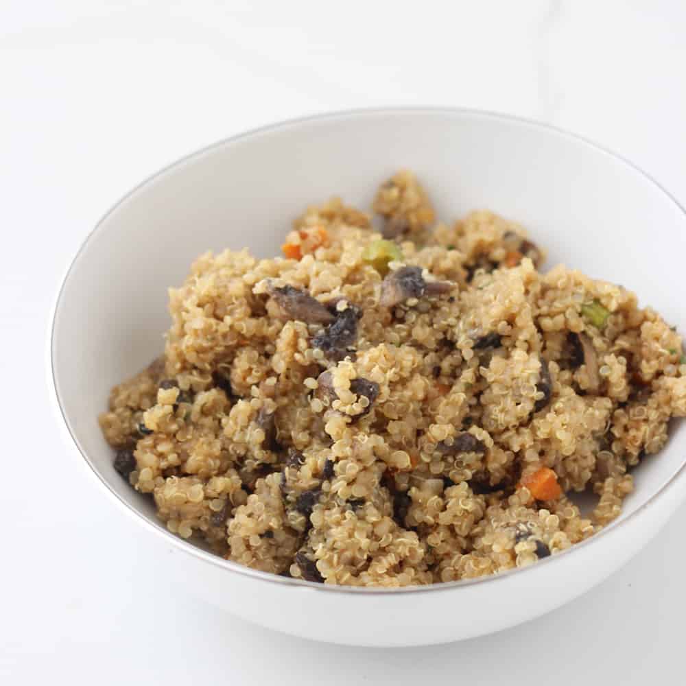 Mushroom Quinoa Risotto from Living Well Kitchen