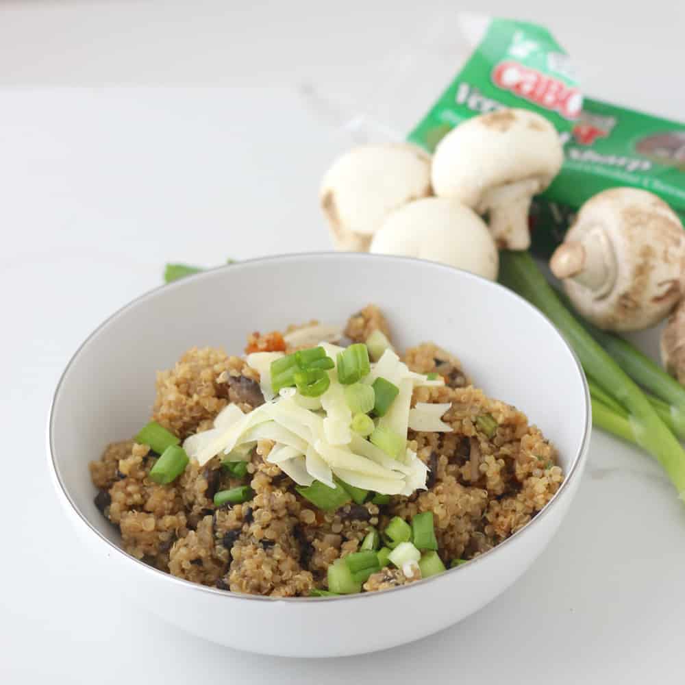 Mushroom Quinoa Risotto from Living Well Kitchen