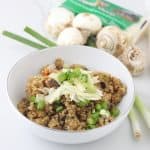 Mushroom Quinoa Risotto from Living Well Kitchen