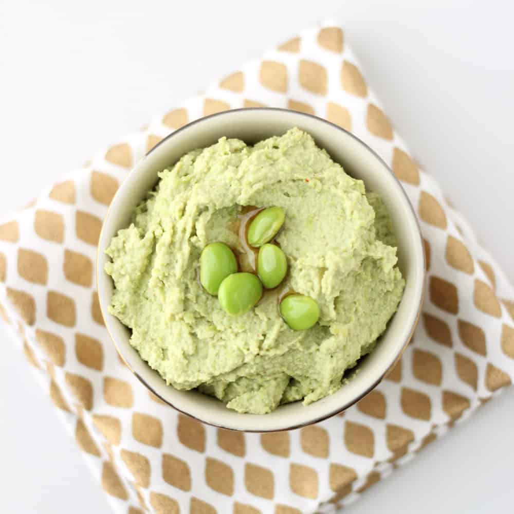 Wasabi Edamame Dip from Living Well Kitchen