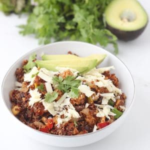 Mexican Fried Quinoa from Living Well Kitchen