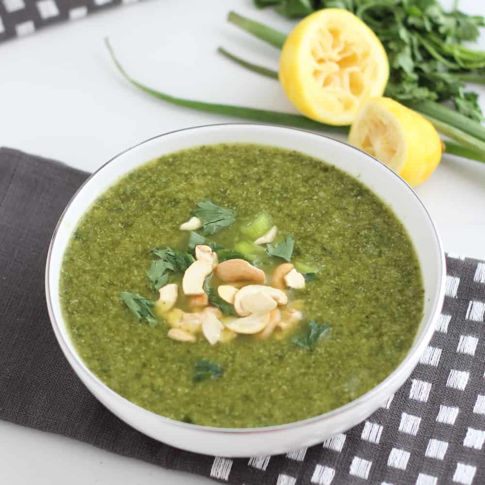 Spicy Green Soup from Living Well Kitchen
