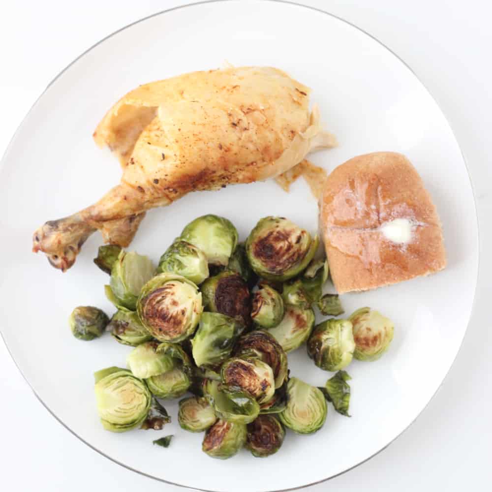 Roasted Chicken and Brussels - 1